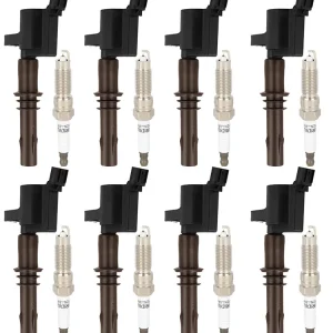 Bobines d'allumage + bougies d'allumage, 8 pièces, DG521 SP509, pour Ford F150 4,6l 5,4l