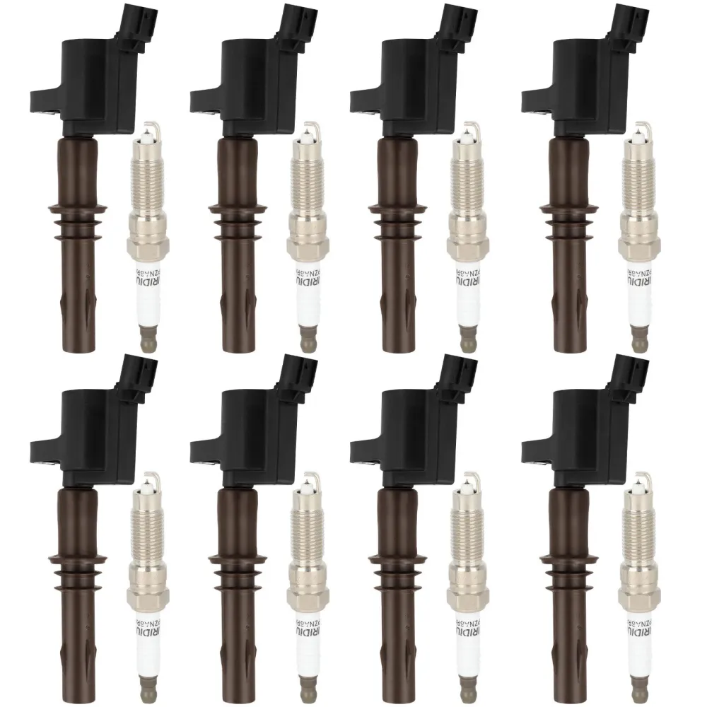 Bobines d'allumage + bougies d'allumage, 8 pièces, DG521 SP509, pour Ford F150 4,6l 5,4l