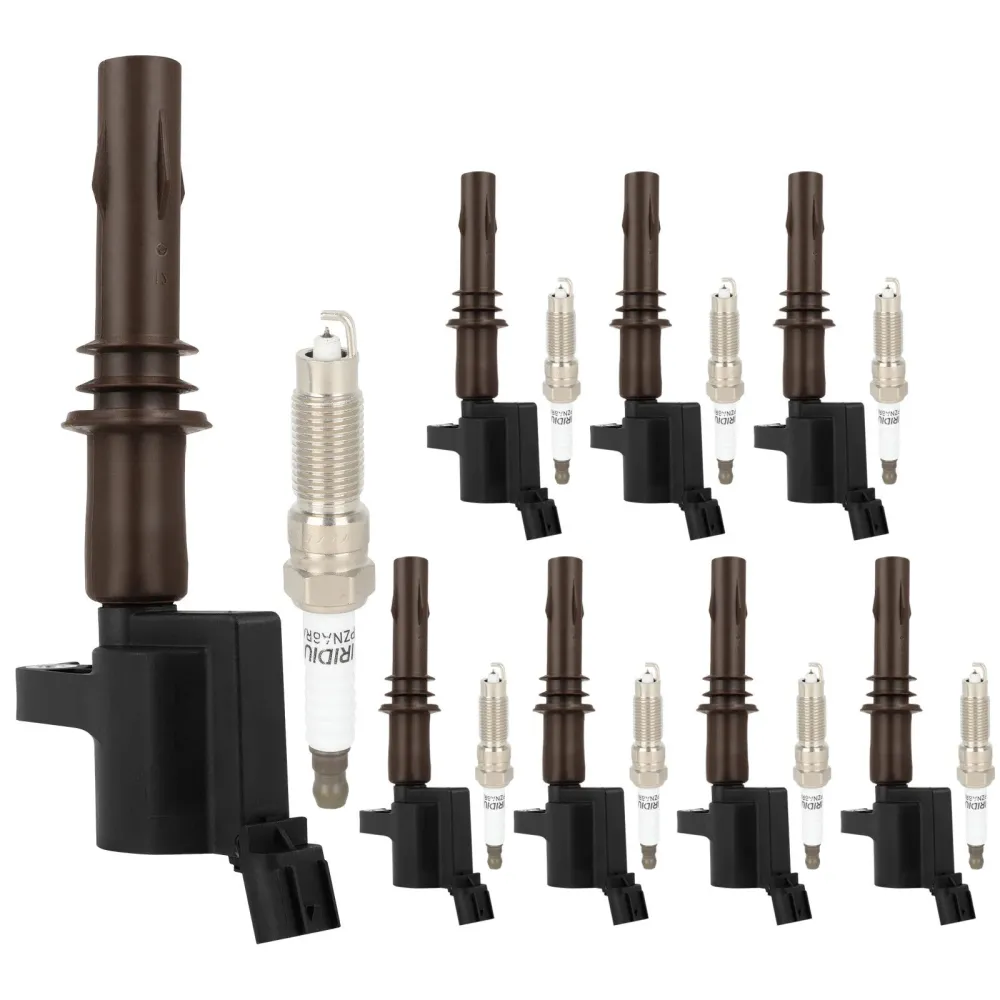 Bobines d'allumage + bougies d'allumage, 8 pièces, DG521 SP509, pour Ford F150 4,6l 5,4l