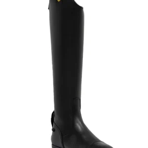 boots équitation enfant en microfibre enduite Black 33 Regular Wide