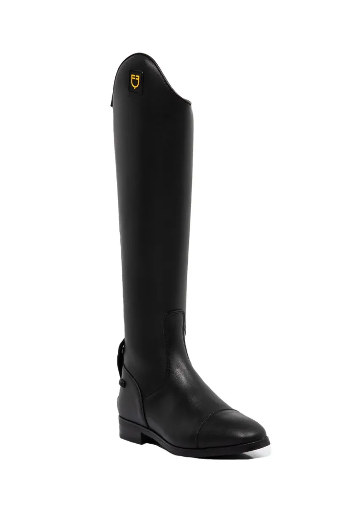 boots équitation enfant en microfibre enduite Black 33 Regular Wide