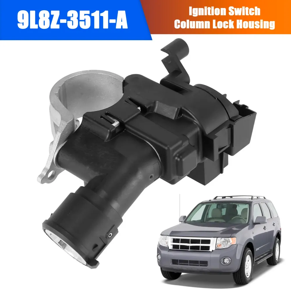 Boîtier de verrouillage de colonne de commutateur d'allumage 9L8Z-3511- pour Ford Escape 2008-2012