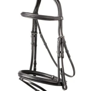 Bridon Calgary à muserolle combinée Black/Silver C