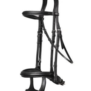 Bridon Paris à double muserolle Black/Silver C