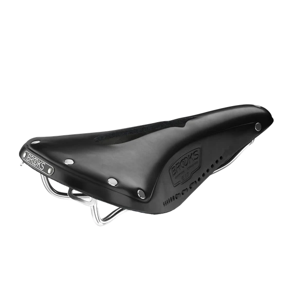 Brooks B17 Carved selle en cuir homme noir