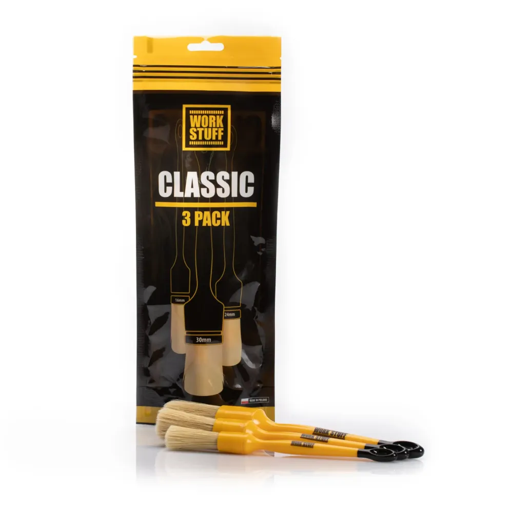 Brosse de détail WORK STUFF « Classique » (lot de 3)
