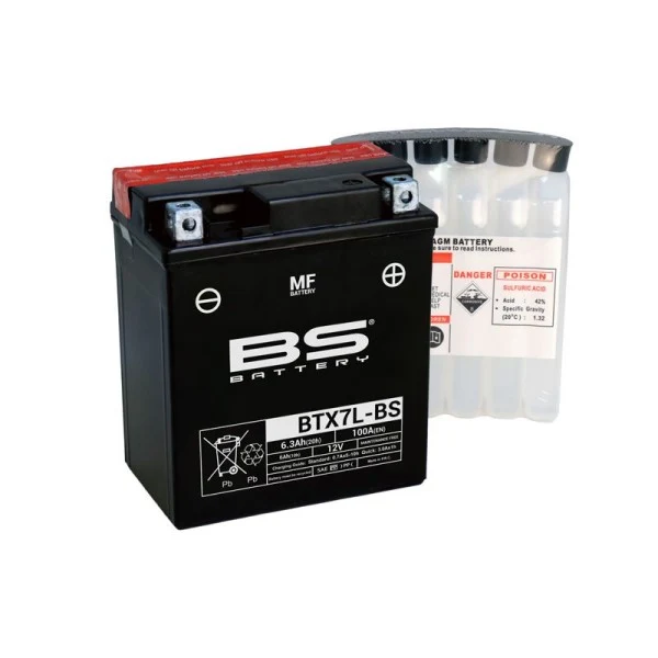 Batterie Scellée Sans Entretien - BTX7L-BS BS battery
