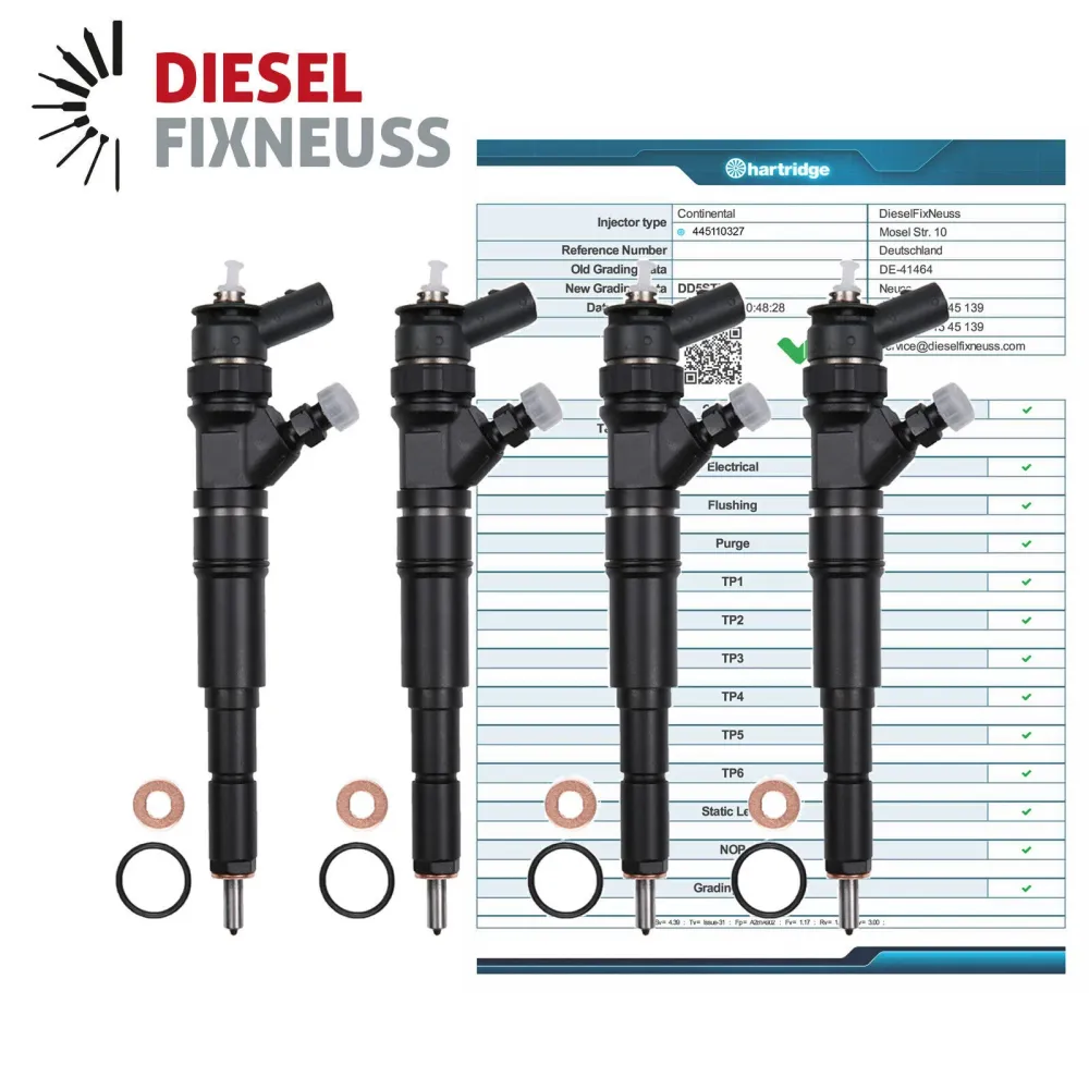 4x buse d'injection Bosch Opel Insignia 2.0 CDTI 0445110327 55496735