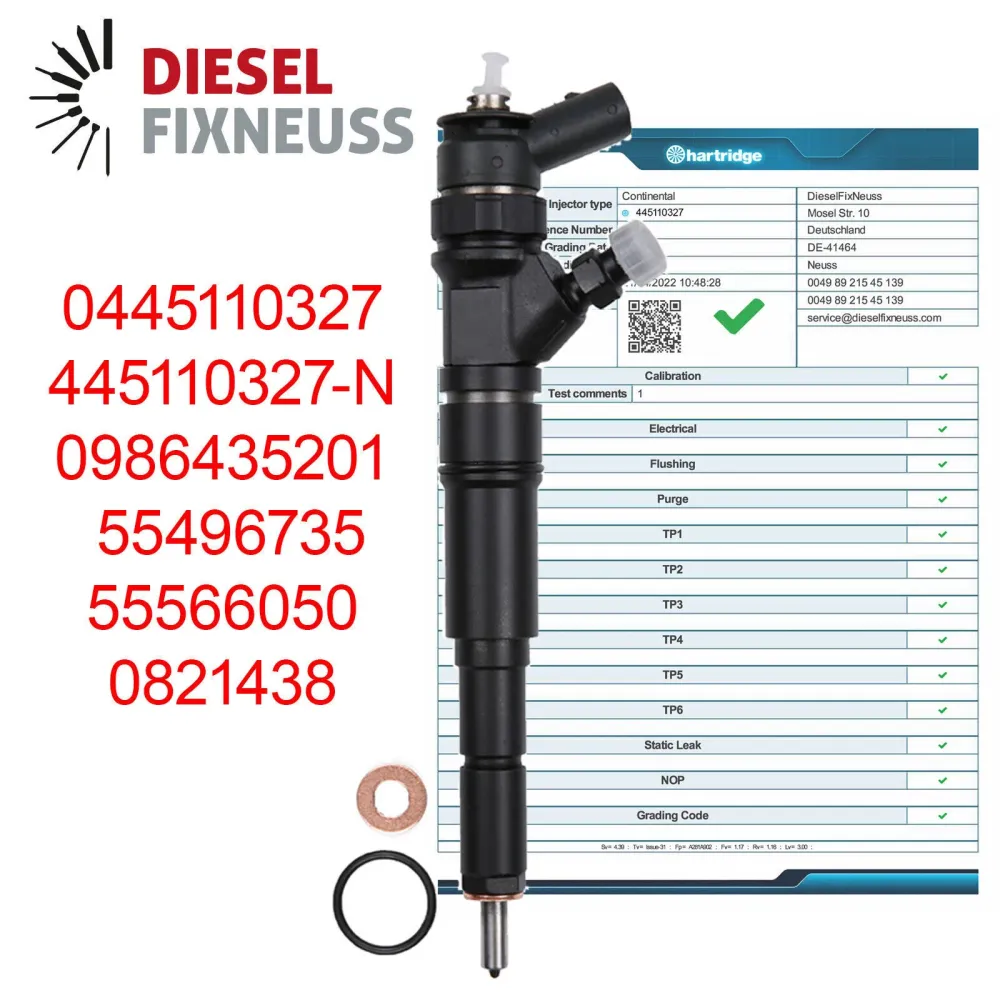 4x buse d'injection Bosch Opel Insignia 2.0 CDTI 0445110327 55496735
