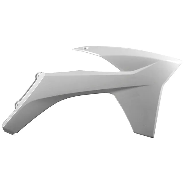 Caches Radiateur KTM 125/250 SX 11-12 Polisport - blanc