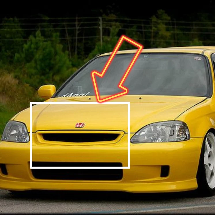 Calandre avant Type R - Honda Civic EJ/EK (96-98)