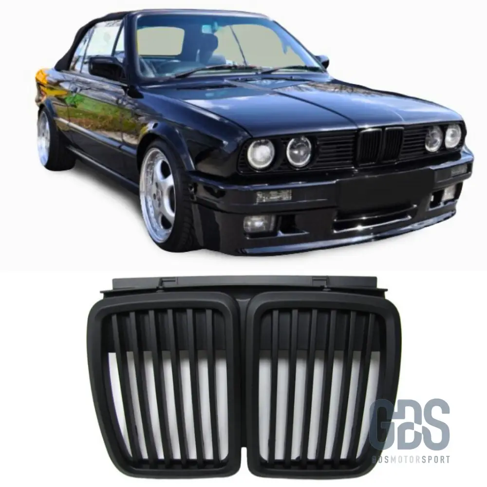 Calandre Noir Mat pour BMW E30 (1982-1994)