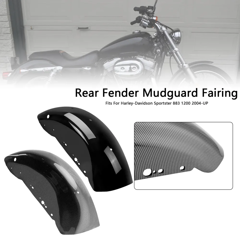 Carénage de garde-boue arrière Sportster 883 1200 à partir de 2004