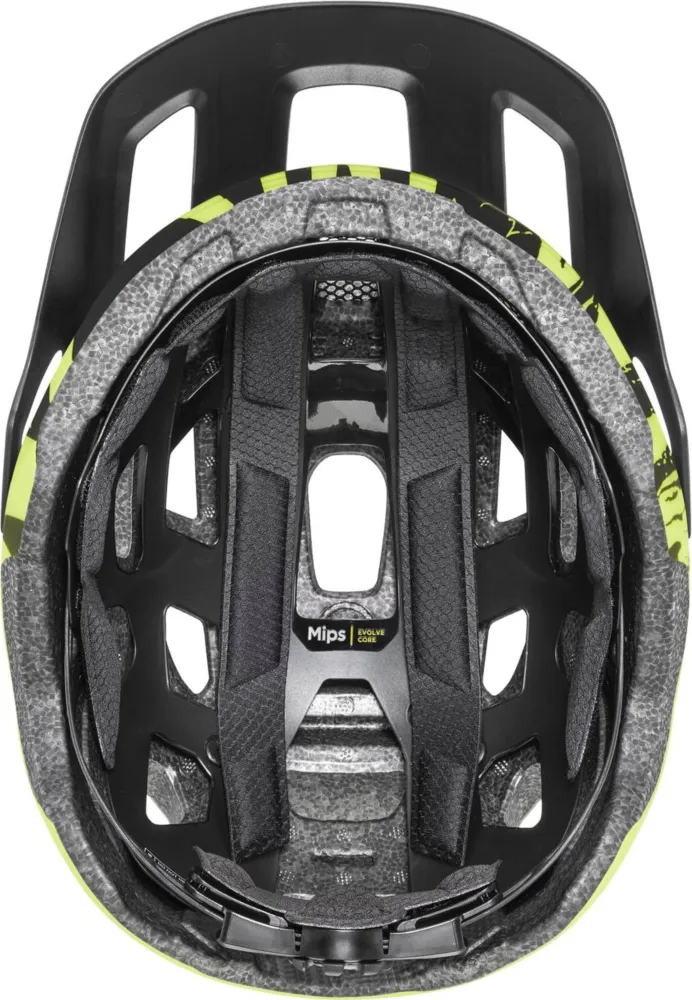 Casque enfant uvex React Jr. Mips Lime - Black