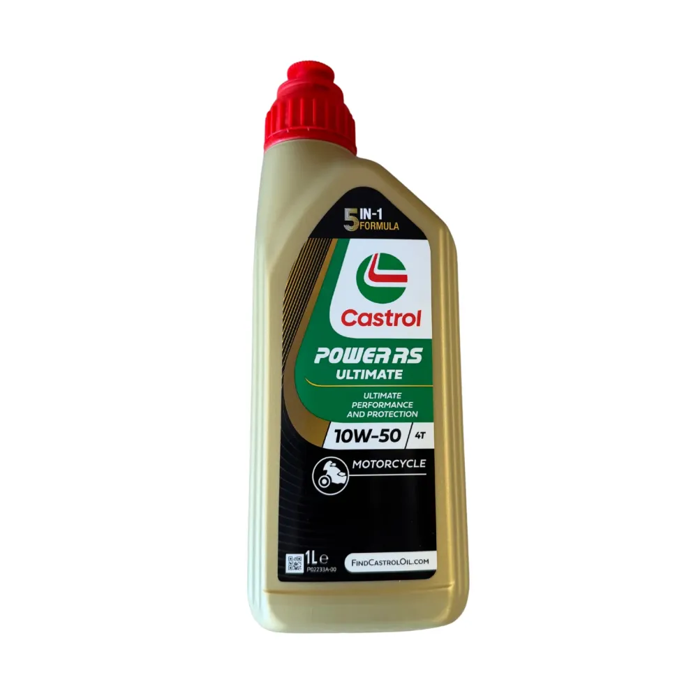 Castrol 10W-50 Power RS ultimate 4T - bidon d'huile de 1 litre