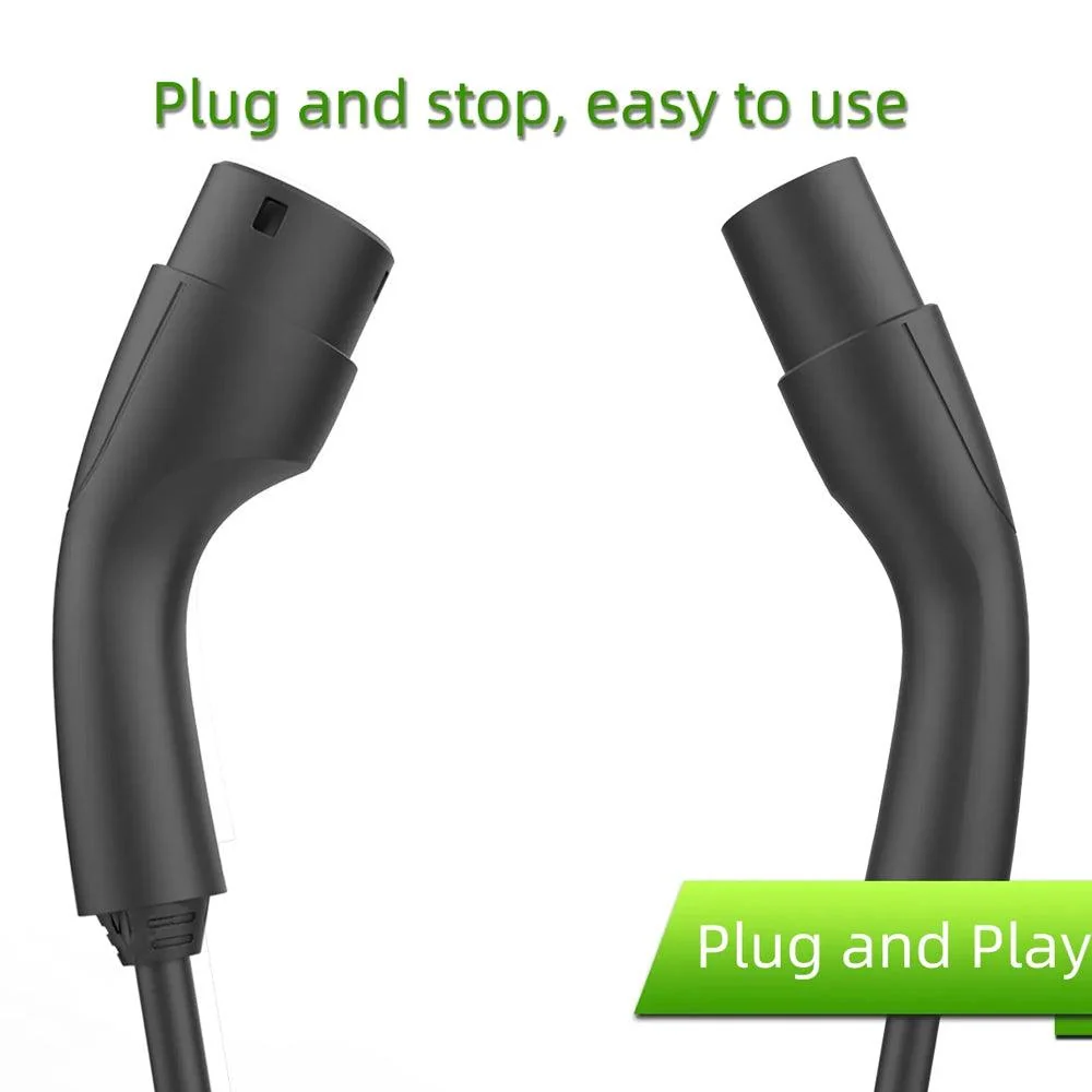 Câble de charge pour véhicule électrique, adaptateur femelle type 2 vers mâle type 2 pour borne de recharge-Câble de charg...