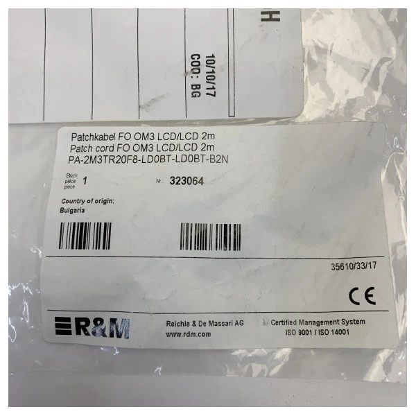 Câble de connexion en fibre optique MTU X00E50209784