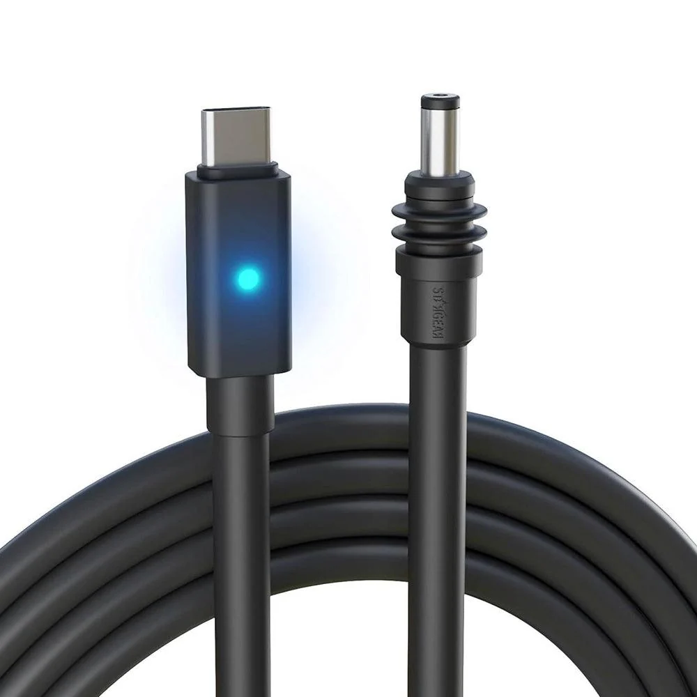 Câble d'alimentation USB-C vers CC avec voyant lumineux pour Starlink Mini