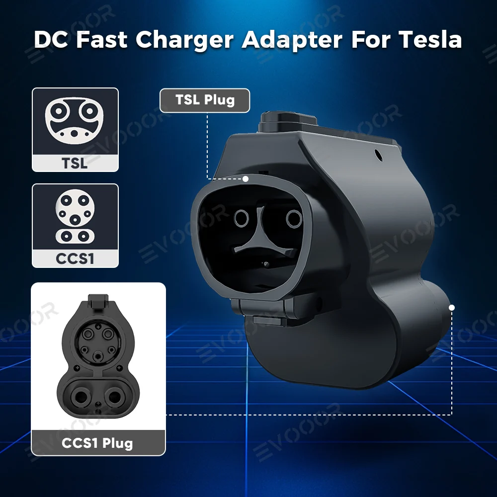 CCS1 à Tesla Adaptateur de charge pour véhicules électriques