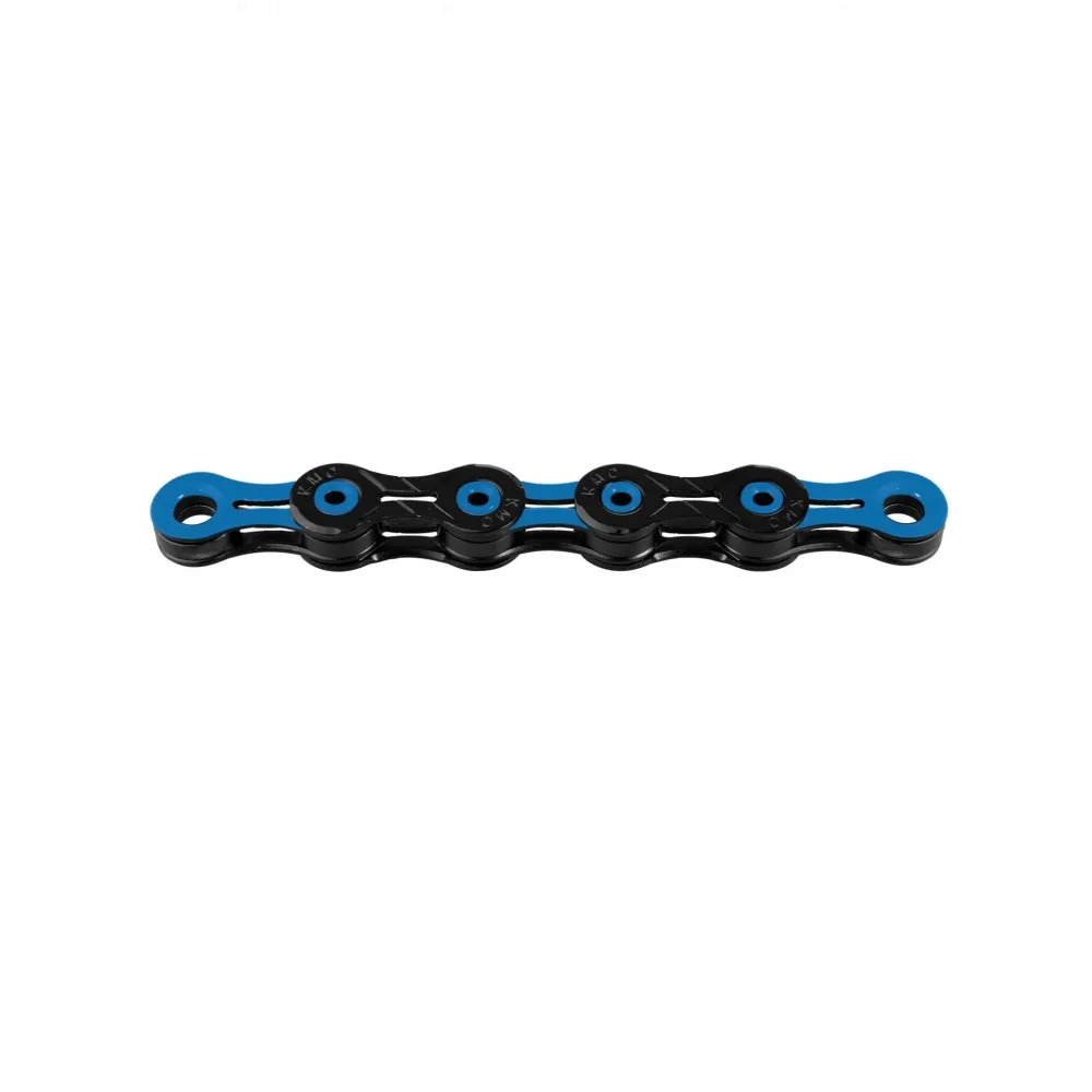Chaîne 11V KMC DLC11 Noir/Bleu