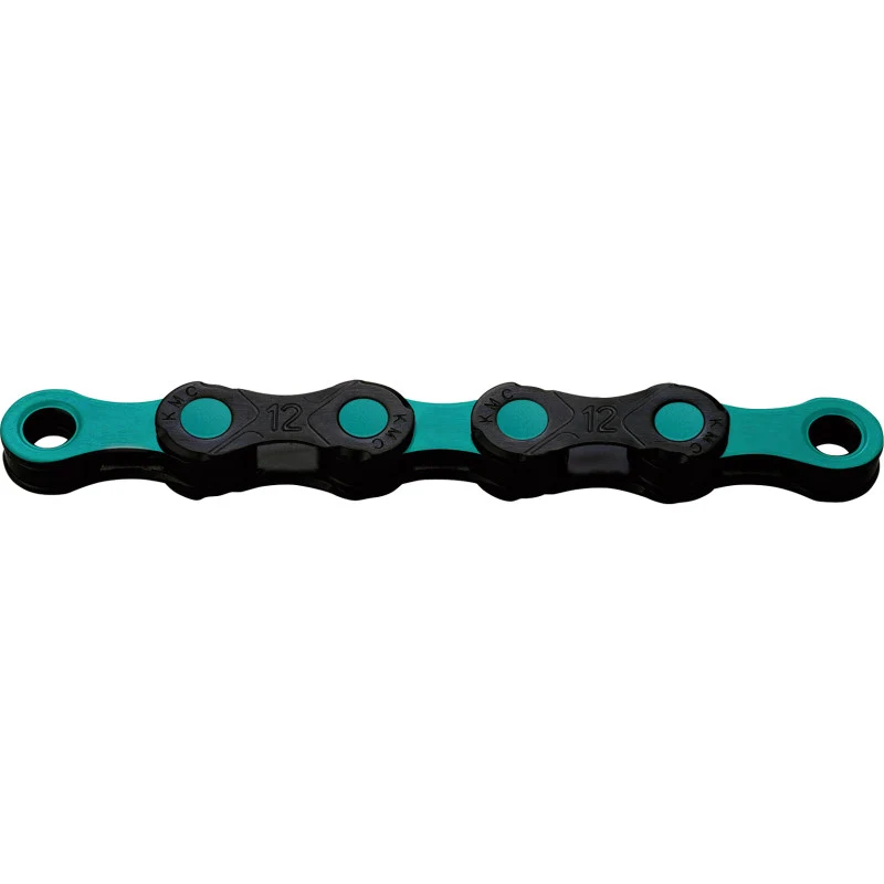 Chaîne 12V KMC DLC12 Noir/Turquoise