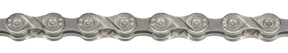 Chaîne KMC X8 7/8 vitesses argent/gris