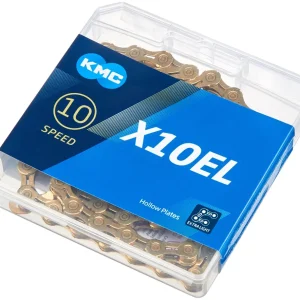 Chaîne KMC X10EL Ti-N 10 vitesses or