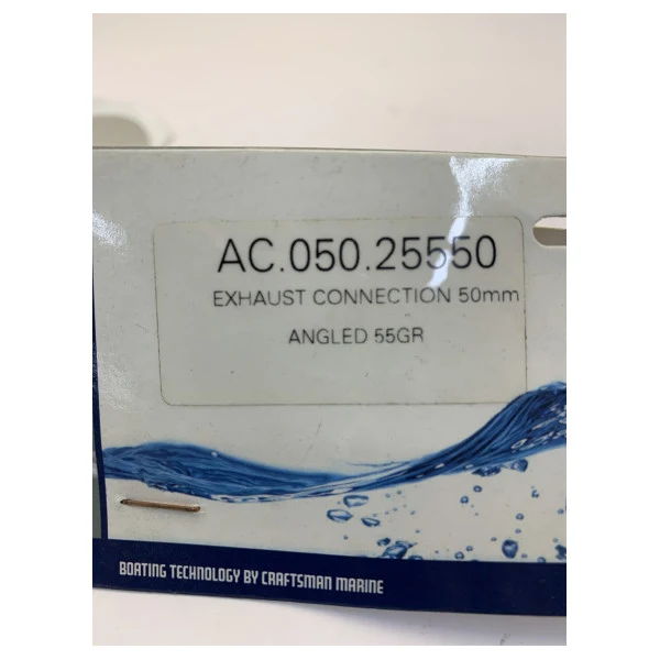 Échappement de tableau arrière Craftsman Marine 50 mm - AC-050-25550