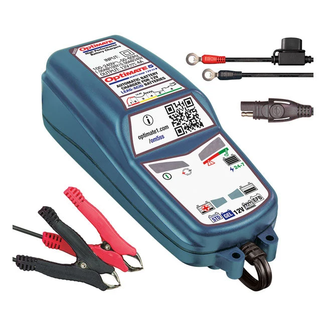 Chargeur de batterie TecMate Optimate 5 12V Start-Stop & Deep Cycle