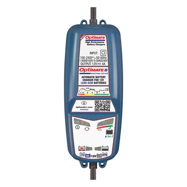 Chargeur de batterie TecMate Optimate 5 12V Start-Stop & Deep Cycle
