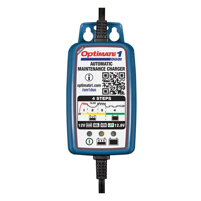 Chargeur de batterie TecMate Optimate 1 Duo 12V