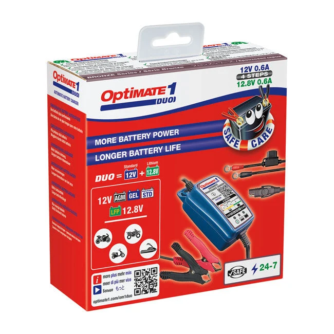 Chargeur de batterie TecMate Optimate 1 Duo 12V