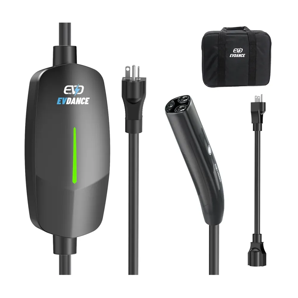 Chargeur portable EVDANCE Niveau 1 et 2 NEMA 6-20 12/16 Câble 25 pieds