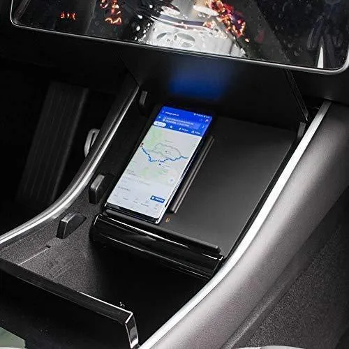 Chargeur de téléphone sans fil pour Tesla Model 3 et Model Y-Chargeur rapide (2017-2020)