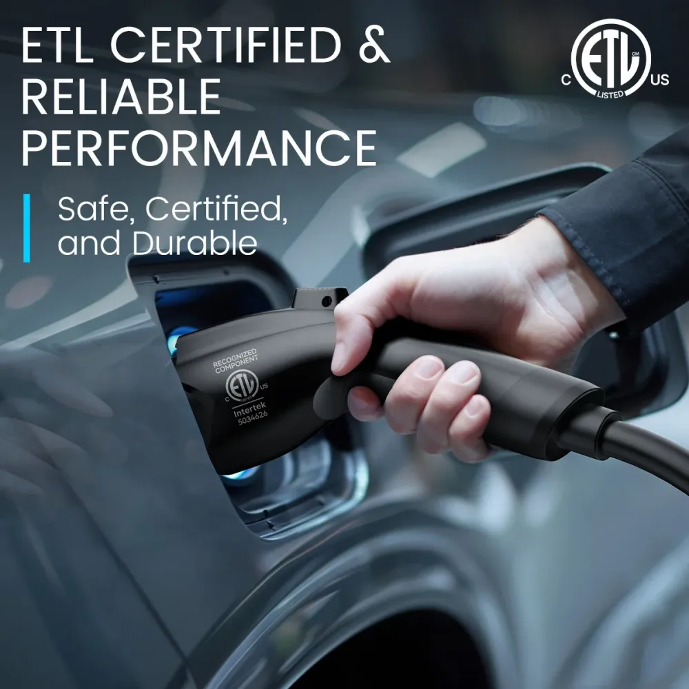 Chargeur de véhicule électrique portable EVDANCE niveau 2 NEMA 14-30 24 J1772