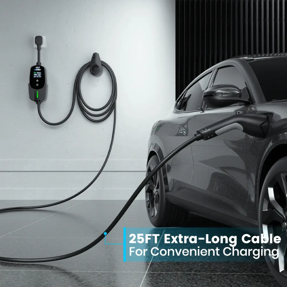 Chargeur de véhicule électrique portable EVDANCE niveau 2 NEMA 14-30 24 J1772