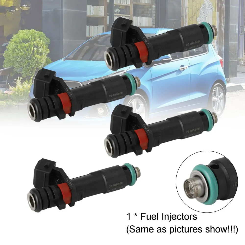 Chevrolet Spark 2011-2015 1.2L L4 INJ675 4 pièces injecteurs de carburant 96800843
