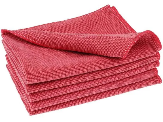 Chiffon microfibre Rouge 40x40