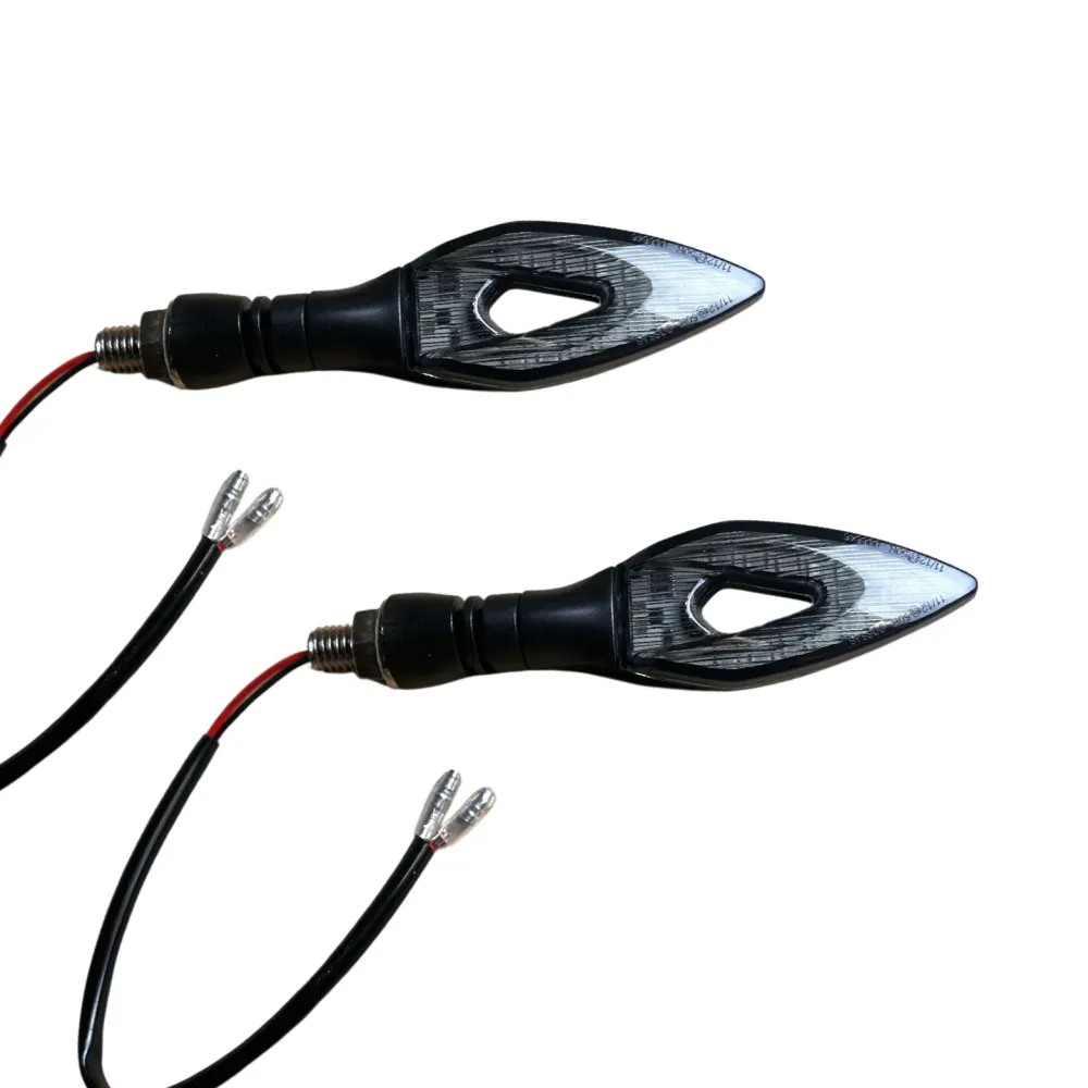 Clignotants LED en forme de point avec effet de feux de circulation - 12 volts