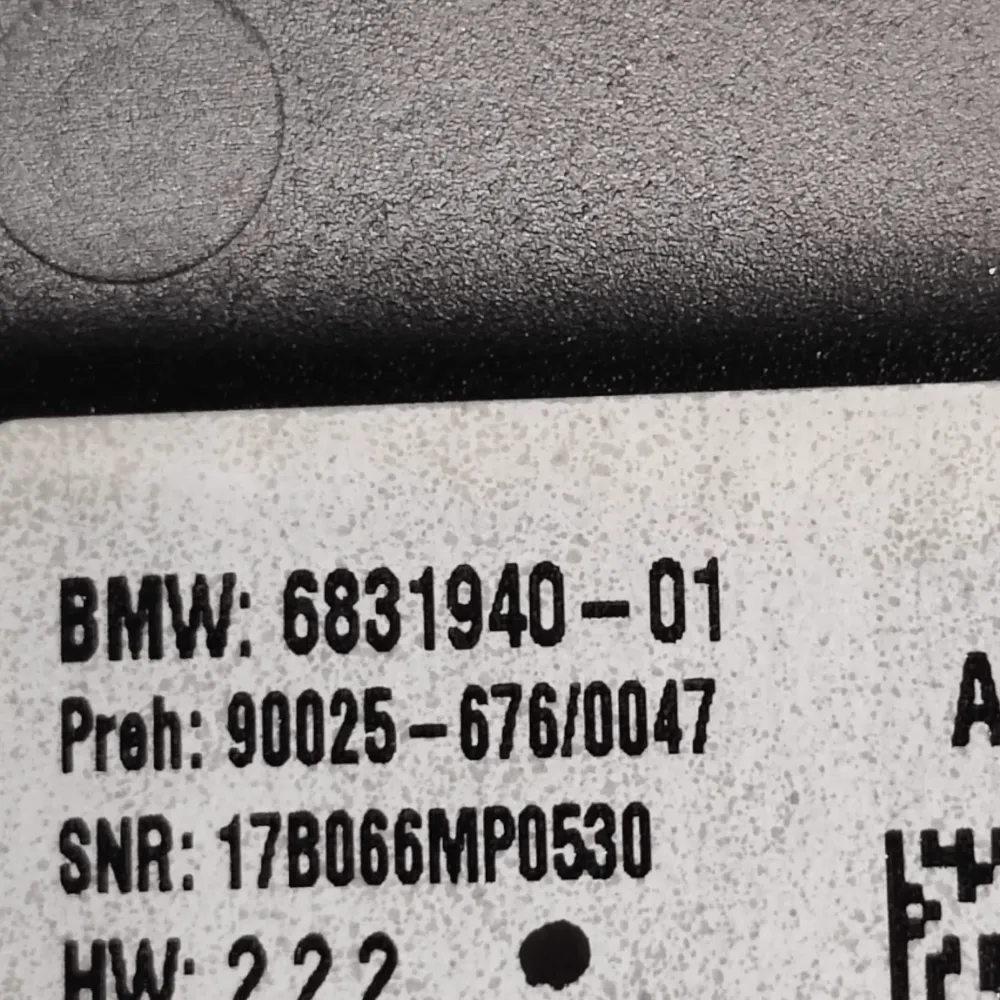 Climat BMW X5 F15 2.0 Commandes diesel COD: 6831940-01 (2013-2018)