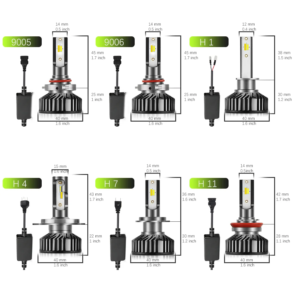 Ampoule de phare LED F2D Plus ventilateur CANBUS - 6500K/3000K CO LIGHT