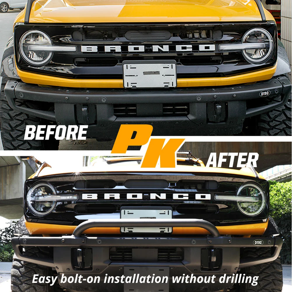 Support de montage pour lumière LED de pare-chocs avant Ford Bronco 2021-2024 CO LIGHT