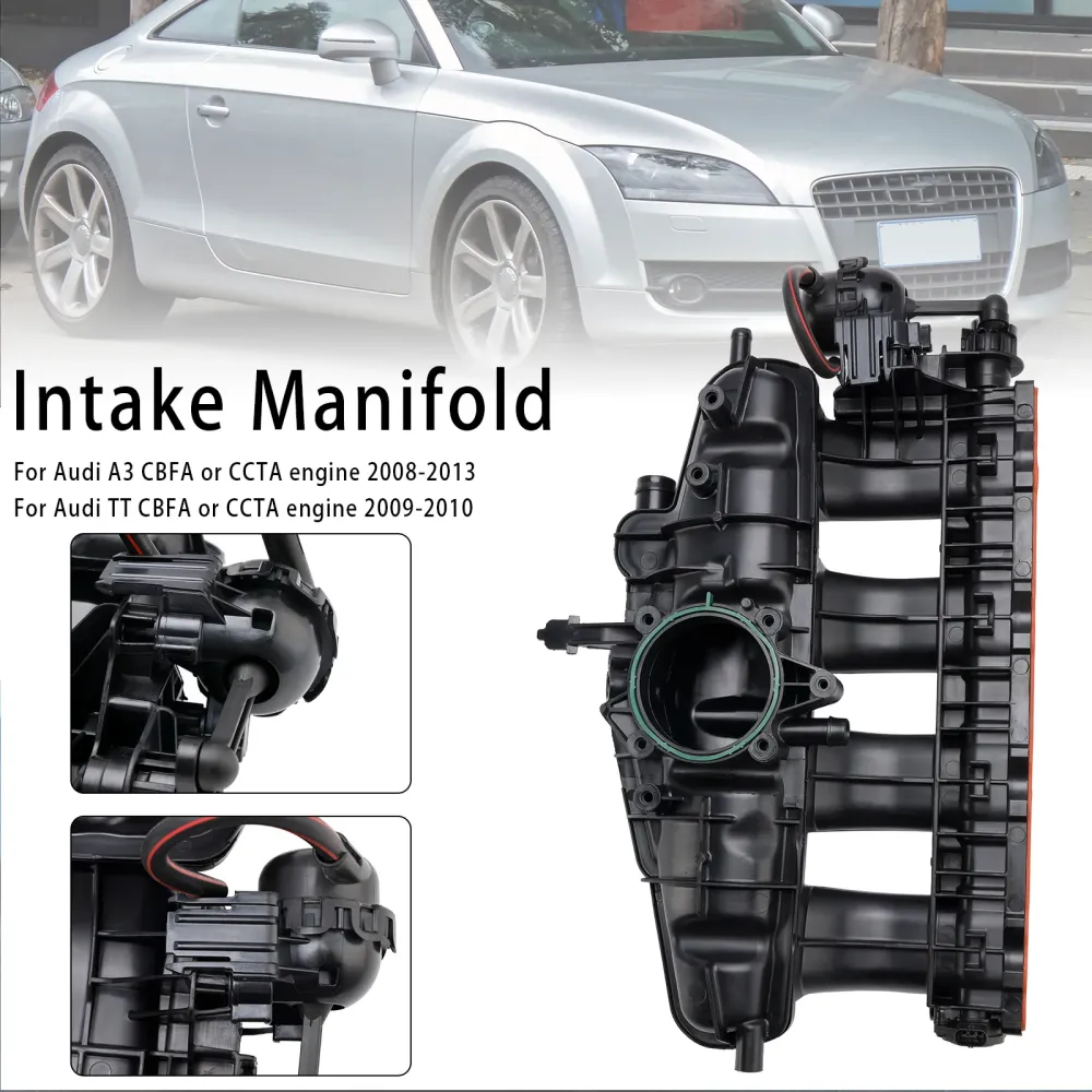 Collecteur d'admission d'air pour moteur Volkswagen Beetle CBFA ou CCTA 2012-2013 06J133201BD
