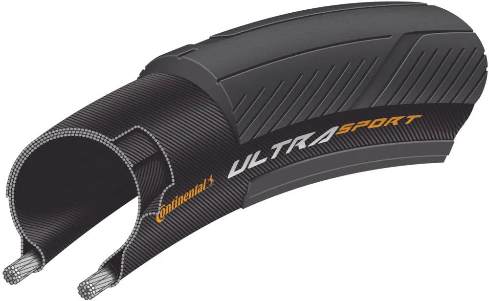 Continental Ultra Sport III Performance pneu pliant 700x25C noir