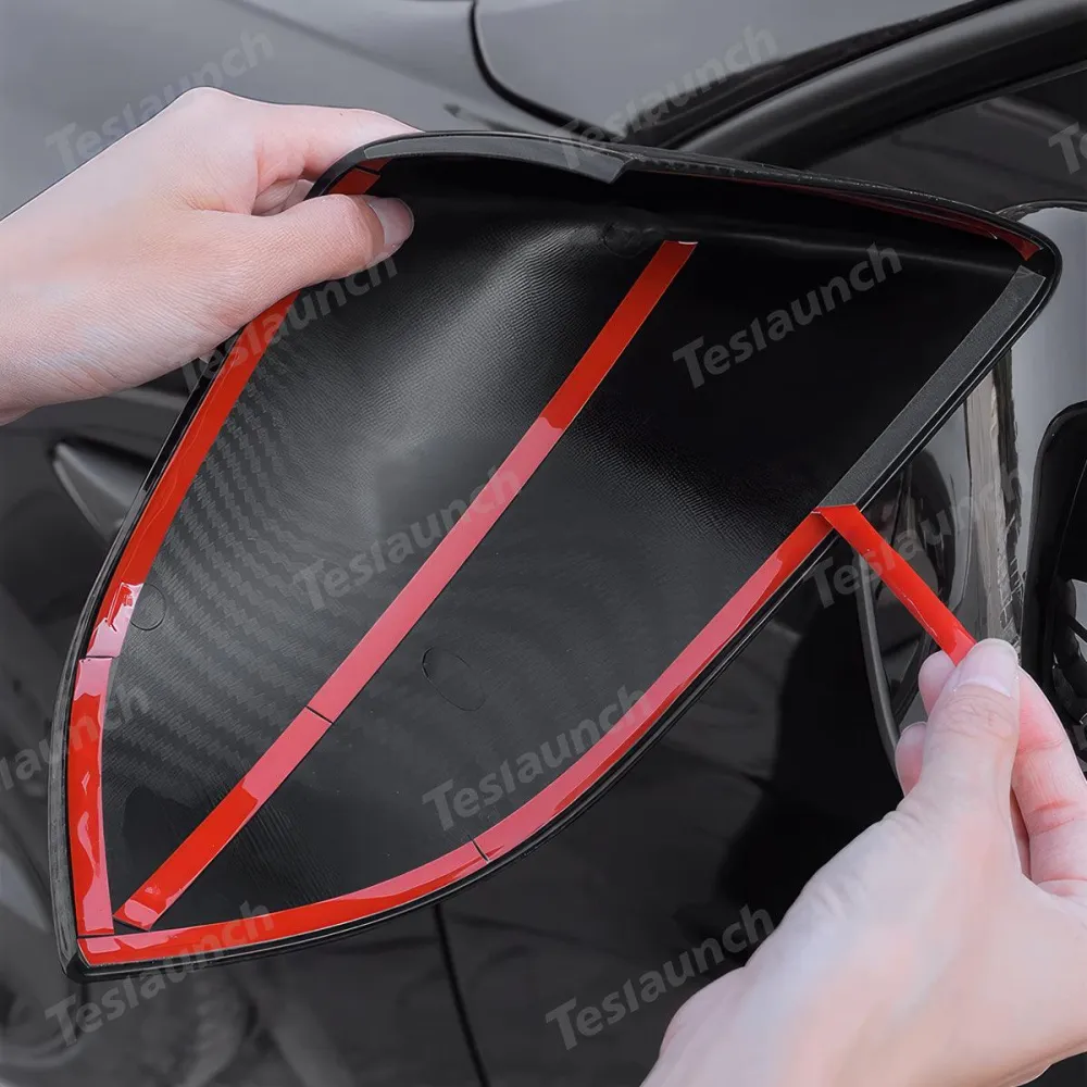 Coques de rétroviseurs latéraux–Garniture extérieure protectrice et élégante pour Tesla 2024+ Model 3 Highland