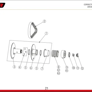 Correcteur de couple GCR / GCR Torque control pulley