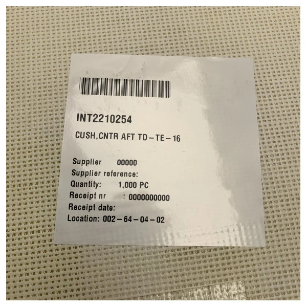 Coussin central arrière du cockpit Quicksilver 675 Argent