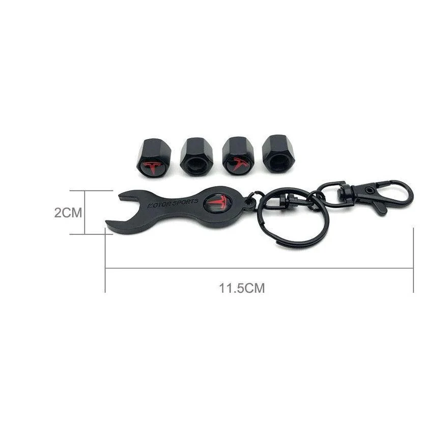 Couvercle de capuchon d'air de tige de pneu antivol pour Tesla Model S/X/3/Y (2012-2023)