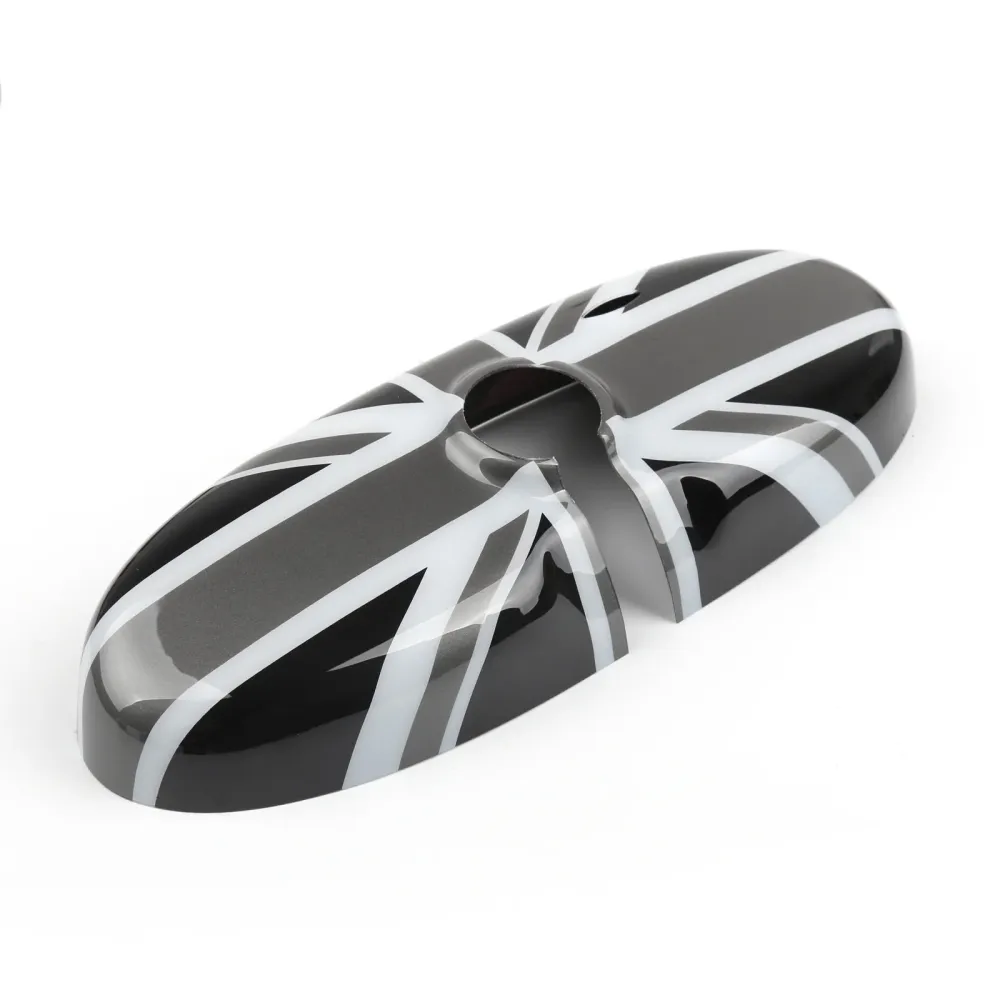 Couvercle de rétroviseur noir Union Jack drapeau britannique pour R55 2006 – 2014 Clubman Cooper et Cooper S