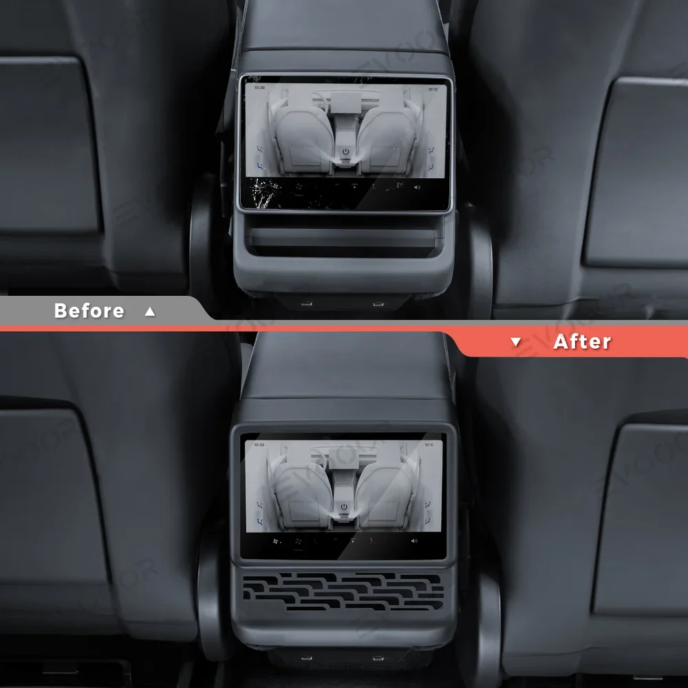 Écran central tout-en-un en verre trempé et cadre pour Tesla Model Y Juniper 2025+ Style